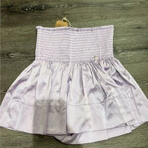 Natural Life Lavender Smocked Skort